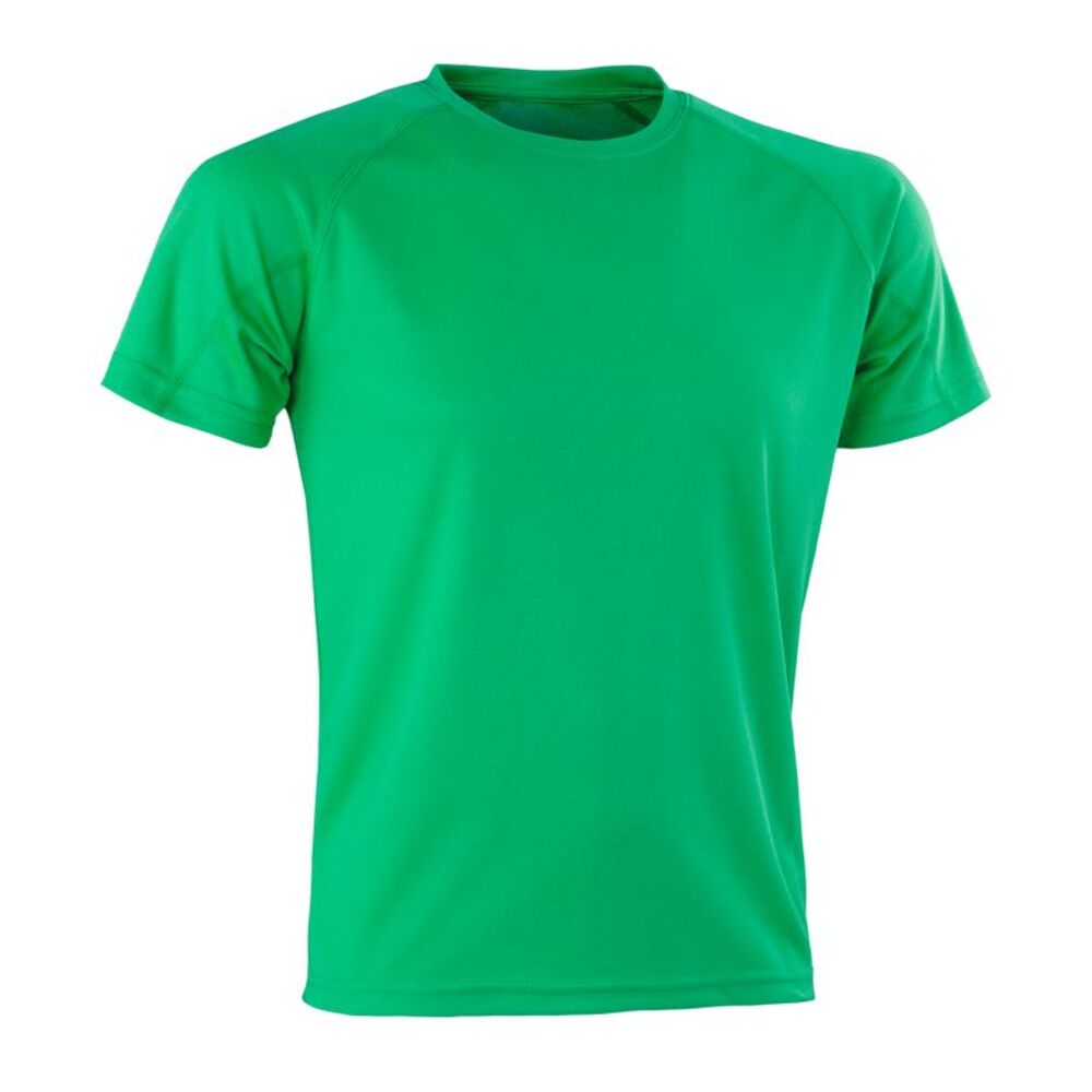 Spiro Mens Impact Aircool T-Shirt / Irish Green